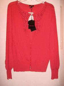 ESCADA BEADED CARDIGAN NWT$1159 EURO SIZE 40 MISSES M/L  