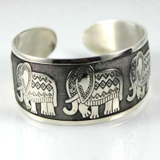 Classical tradetional tibet silver bracelet bangle Z52  
