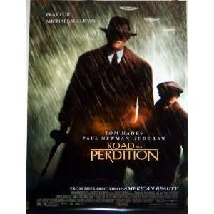   ROAD TO PERDITION 2002 Original 2 Sided MOVIE POSTER 