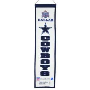    Dallas Cowboys Super Bowl XXVII  Heritage Banner