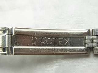 Ladies Rolex Stainless Steel 6 ½ inch Wrist Watch Band 13mm  
