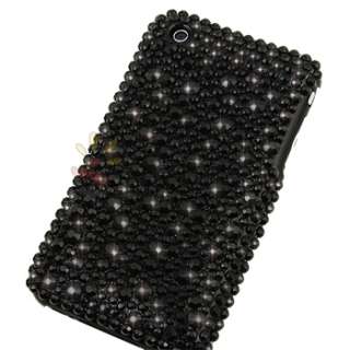 2x charger+Hard Diamond Case Cover for iphone 3G 3GS  