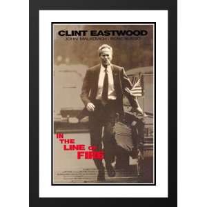   the Line of Fire 20x26 Framed and Double Matted Movie Poster   Style A