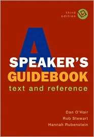 Speakers Guidebook Text and Reference, (0312443188), Dan OHair 