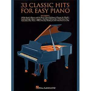  33 Classic Hits for Easy Piano   Book Musical Instruments