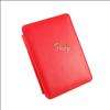 Red Folio Leather Cover Case for  Kindle 4 4th NON TOUCH NEW 