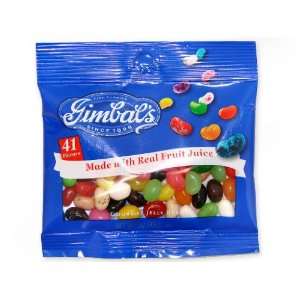 Gimbals Gourmet Jelly Beans   Assorted, 7 oz bag, 12 count  
