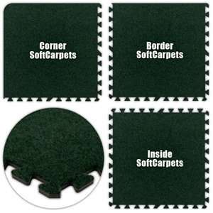   Pad, SoftCarpets, Emerald Green, 28 x 44 Set, Total Sq. Ft.1232