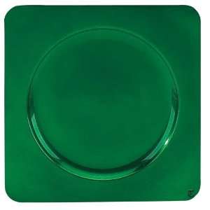  Tabletop Classics TR 6665 12 1/4 Green Square Charger 