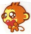 Yoyo monkey holding heart TShirt Iron On Transfer items in Glos 