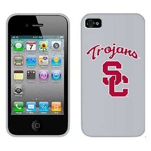  USC Trojans SC red on AT&T iPhone 4 Case by Coveroo 