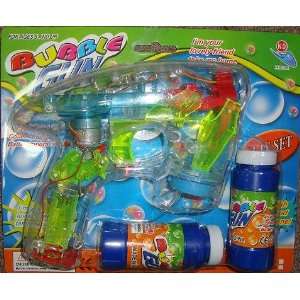  LED Bubble Gun   Funny Play Set   Battery Operated 