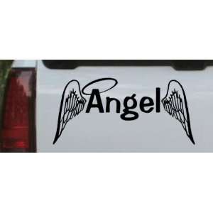  Angel With Wings Christian Car Window Wall Laptop Decal 