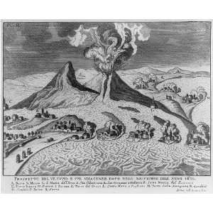 1765 Mt. Vesuvius,1631 eruption with key to 16 cities  