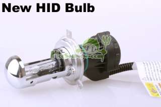 35W H4 HID Hi / Low Beam Headlights Front Bulbs 8000K  