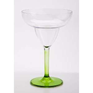  Green Acrylic Margarita Glass