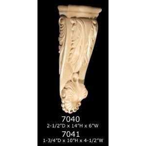    Handcarved, Acanthus W/Shell Corbel (7040)