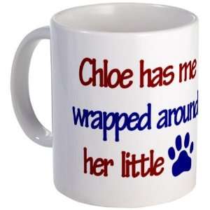  Chloe   Has Me Wrapped Around Dog Mug by  