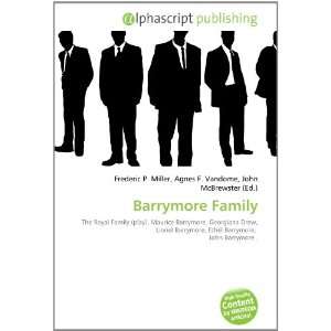  Barrymore Family (9786133875302) Books