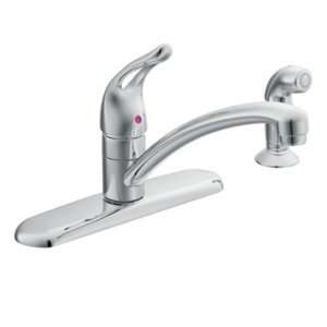  Moen 7460 Chateau Chrome one handle low arc kitchen faucet 