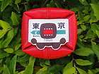 Bright Red Bento Style Coins Bag Keys Bag I am tokyo