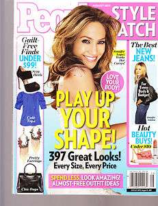 PEOPLE STYLE WATCH, AUGUST, 2011 ( PLAY UP YOUR SHAPE   