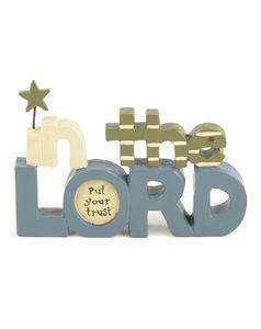 Put Your Trust in the Lord Letter Block by Blossom Bucket & Barbara 