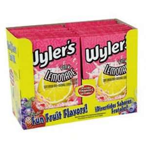 Wylers Unsweetened Drink Mix, Pink Lemonade, 0.15 Ounce  
