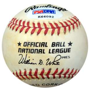 Greg Maddux Autographed Signed NL Baseball PSA/DNA #K66092  