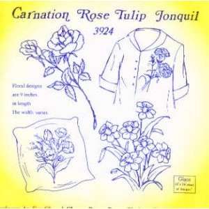 7967 PT G Carnation, Rose, Tulip & Jonquil by Aunt Martha 