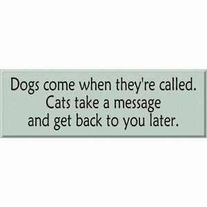  Cats Take A Message Sign Patio, Lawn & Garden