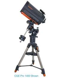   14 f 10 sct telescope on cge pro mount 11089 retail price $ 18397 95