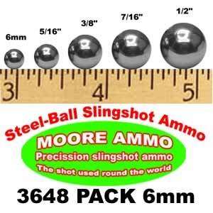    3,648 pack 6mm Steel Ball slingshot ammo (7 lbs)
