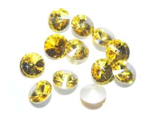 TOPAZ 18MM RIVOLI STONE 12 COUNT  