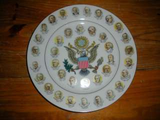 200 Years of US Presidents 1974 Commemorative Plate  