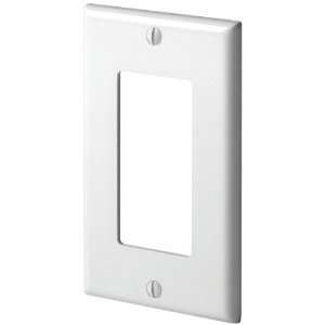  Leviton 80401 W 1 Gang Decora/GFCI Device Decora Wallplate 