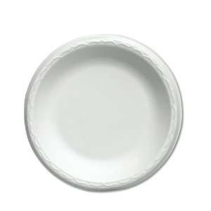 Genpak 81000 10 1/4 Inch White Celebrity Foam Dinnerware Plate 125 