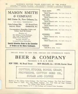 1931 Mason Smith Beer New York New Orleans Ad  