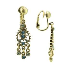  Moroccan Aquamarine Clip Earrings Jewelry