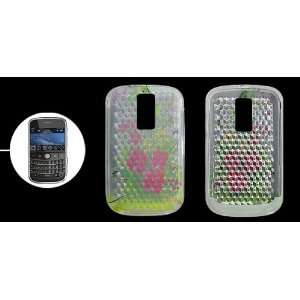 Gino Flower Flexible Case Plastic Cover for Blackberry 