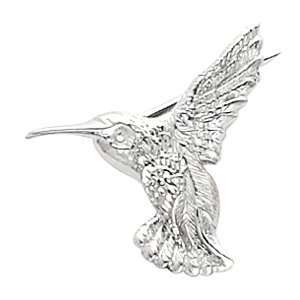  8550 14Kw Gold 19X21Mm Hummingbird Brooch Jewelry