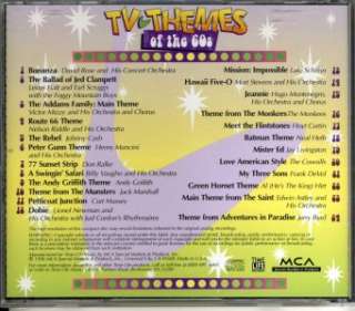 TV Themes Of The 60s CD New / Sealed 24 Tracks Great Memories 