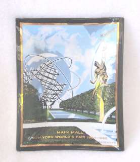 Vtg 1964 65 New York Worlds Fair Ashtray, Houze Art  