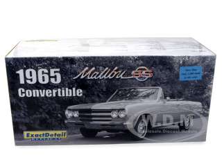 Brand new 118 scale diecast model of 1965 Chevrolet Malibu SS 