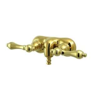 Hot Springs Wall Mount Clawfoot Tub Filler with Metal Lever Handle 