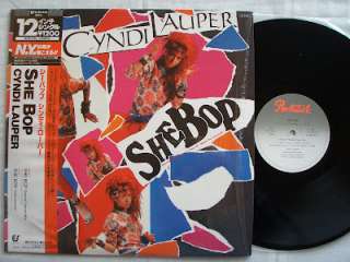 CYNDI LAUPER She Bop JAPAN 12 Single w/OBI+Shrink 12.3P 543  