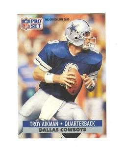 1991 PRO SET #128 TROY AIKMAN * Dallas Cowboys  
