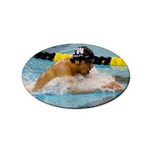  Freestyle Swimming sport oval magnet