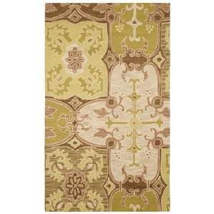  Rizzy Rugs CT 910 Country Green / Beige Bubblerary Rug 