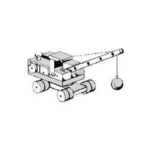  Crane and Wrecking Ball Plan (Woodworking Plan)
